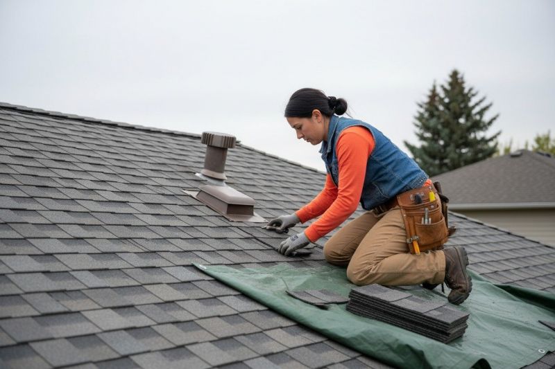 Asphalt Shingles Repair detail